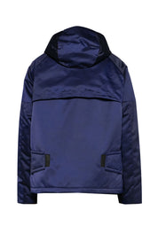 A-COLD-WALL* Overdye logo-plaque panelled hooded jacket