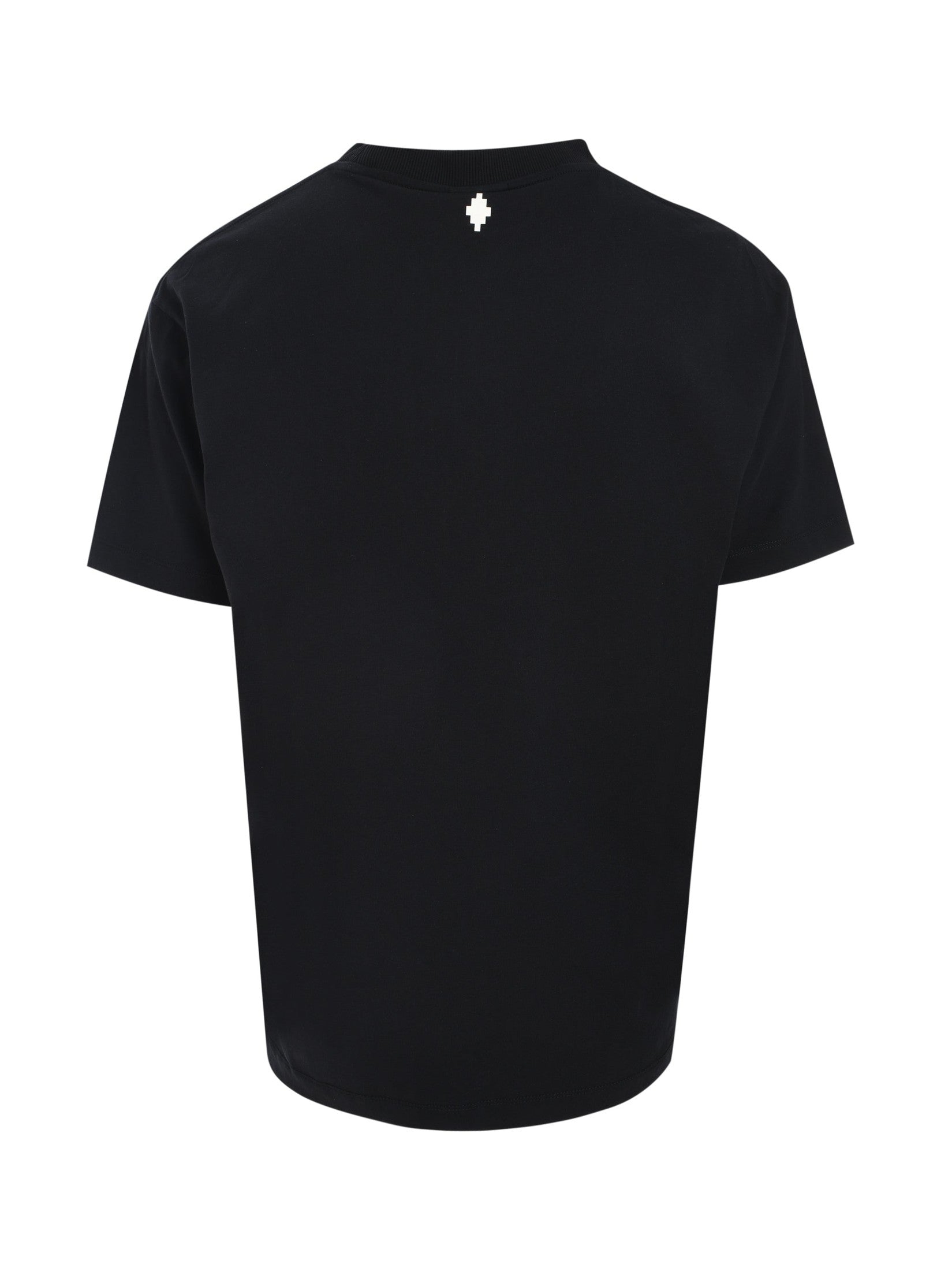 Star eyes basic t-shirt black lime