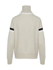 Luxury Wool, Cashmere & Silk Turtleneck Sweater