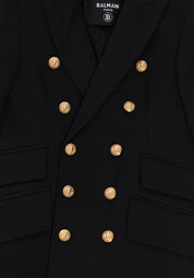 BALMAIN KIDS BLAZER NERO BAMBINA