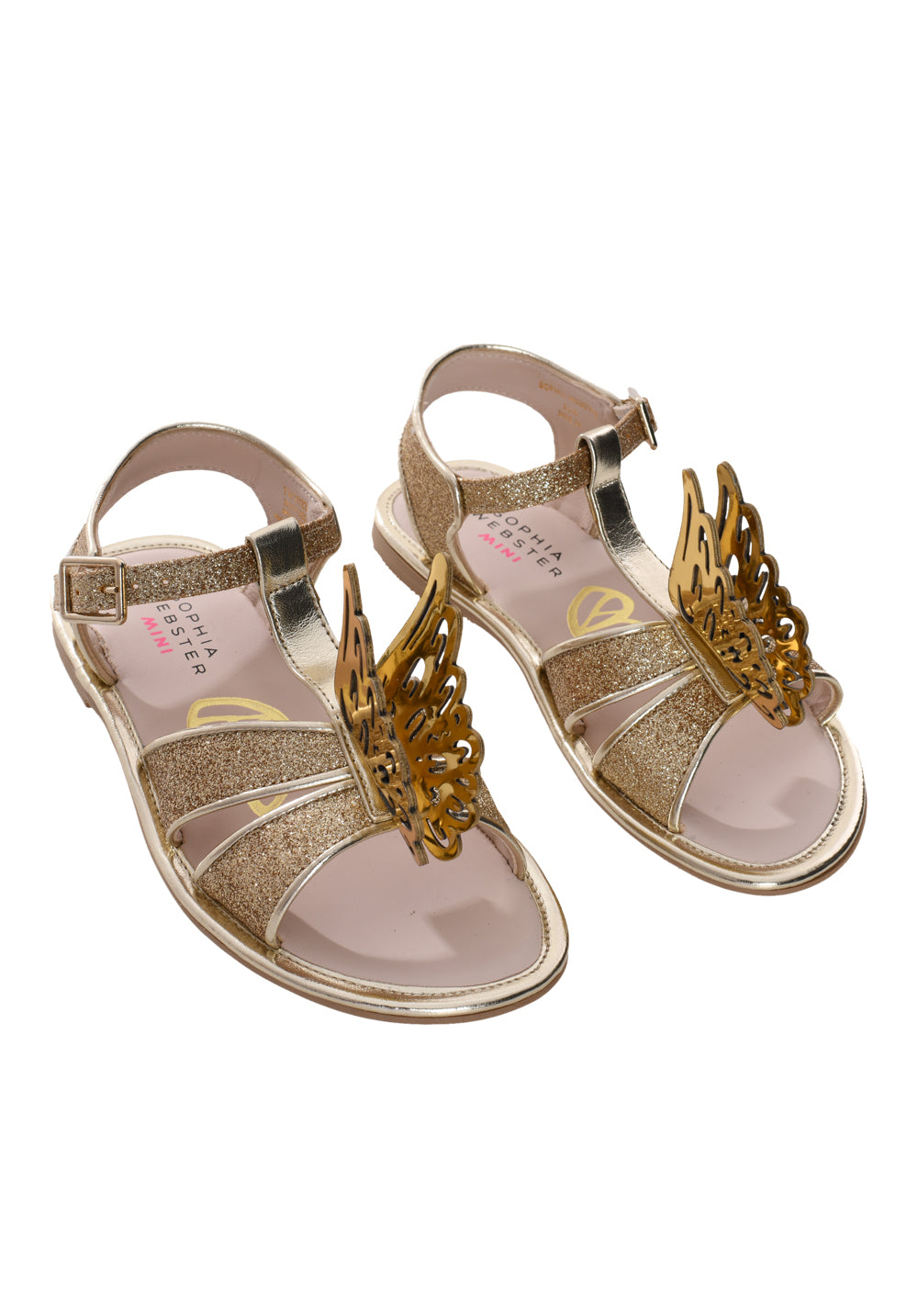 Sophia Webster Mini Girls Gold Butterfly Celeste Sanda