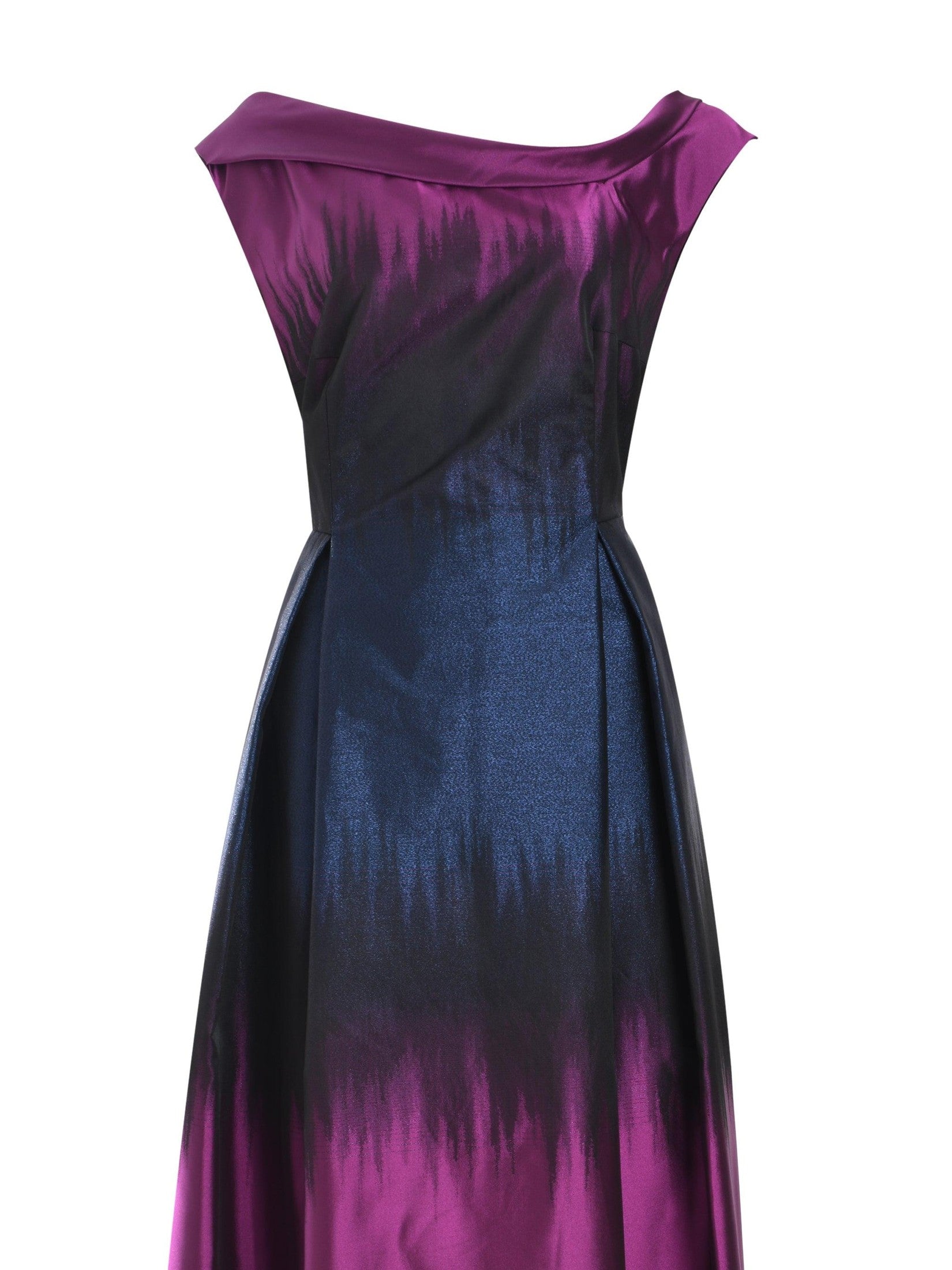 Long dress ombre jacquard