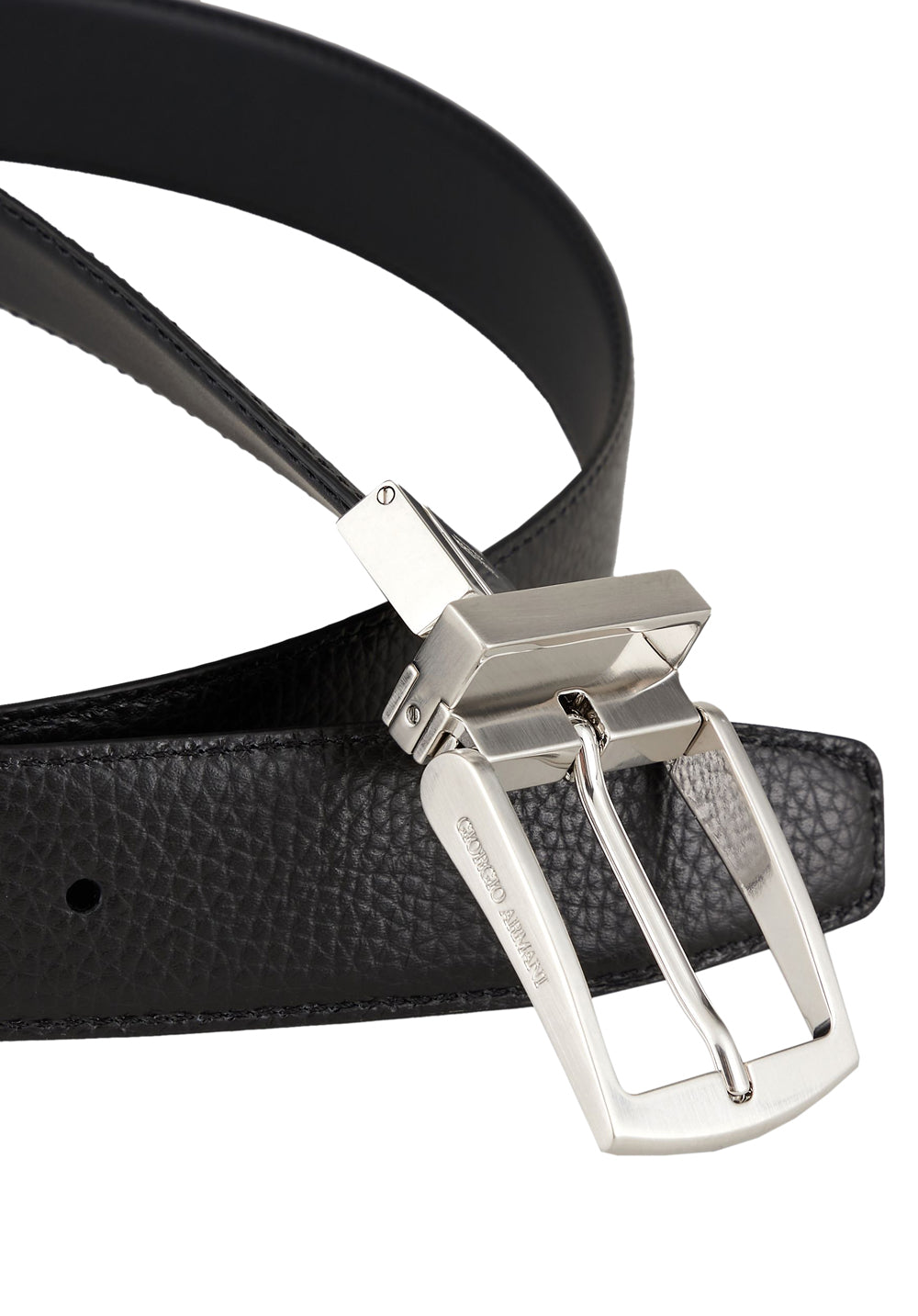 REVERSIBLE LEATHER BELT GIORGIO ARMANI