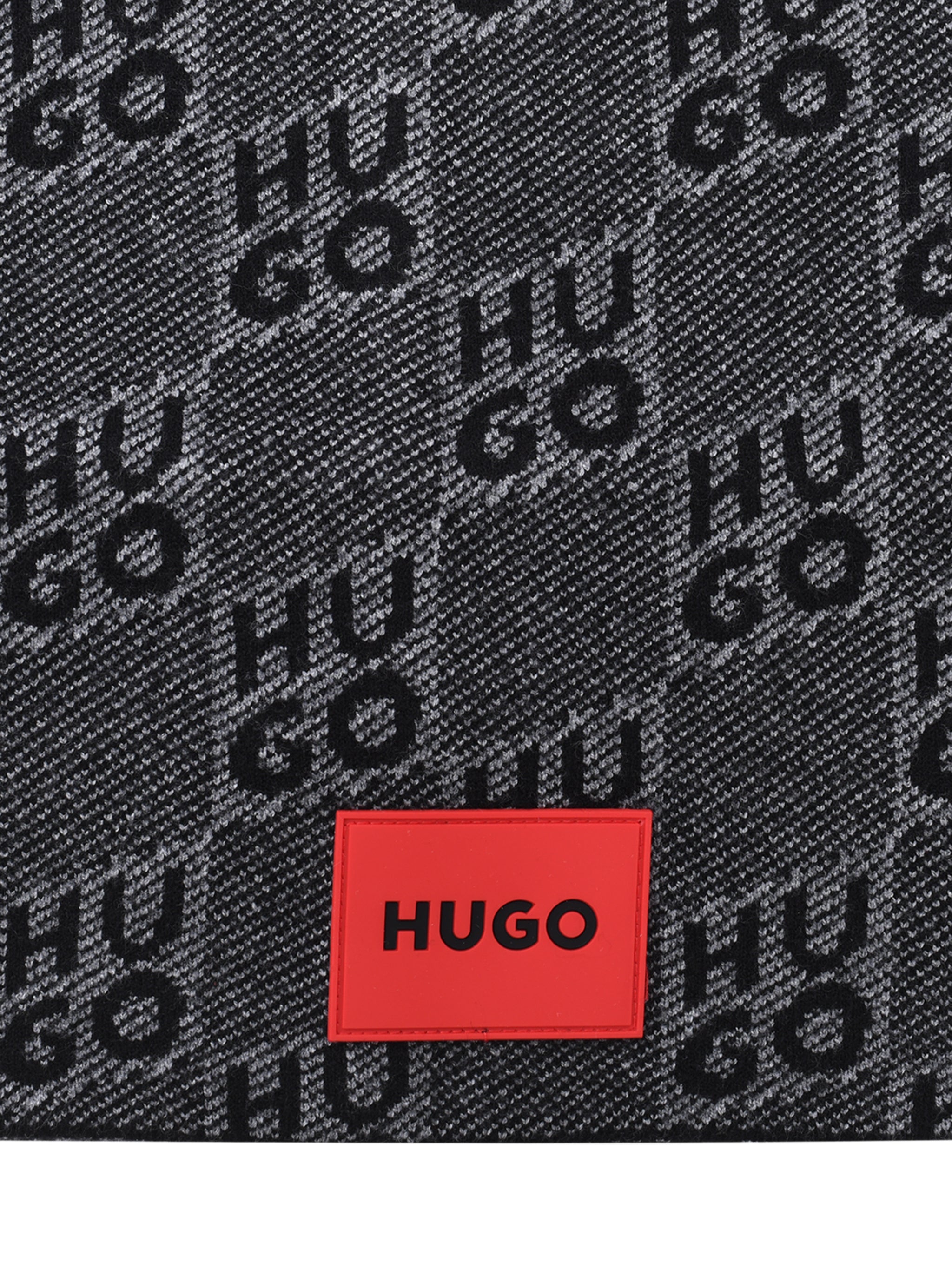 HUGO Double-Layer Knit Neck Warmer