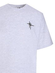 Volume logo flower tee shirt