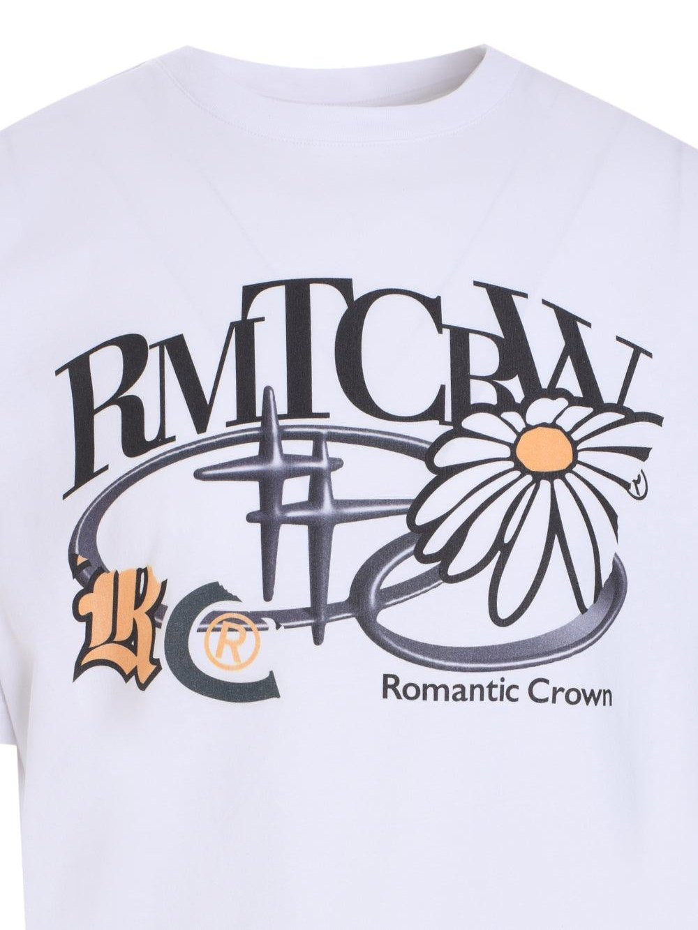 Repaired shining logo tee shirt