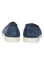 Doucal's penny-slot suede loafers