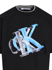 3D META MONOGRAM TEE