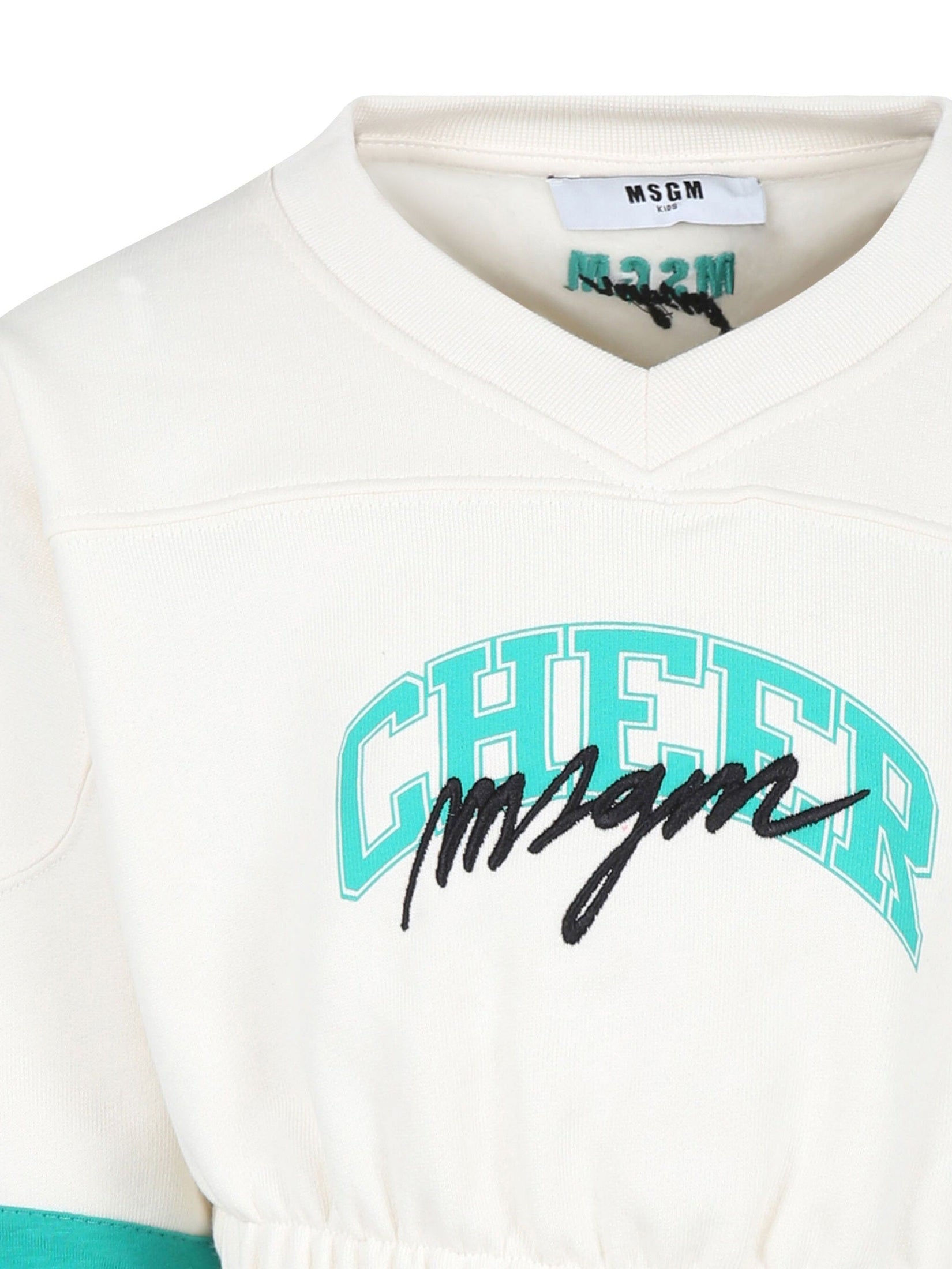 Cropped sweatshirt girl
