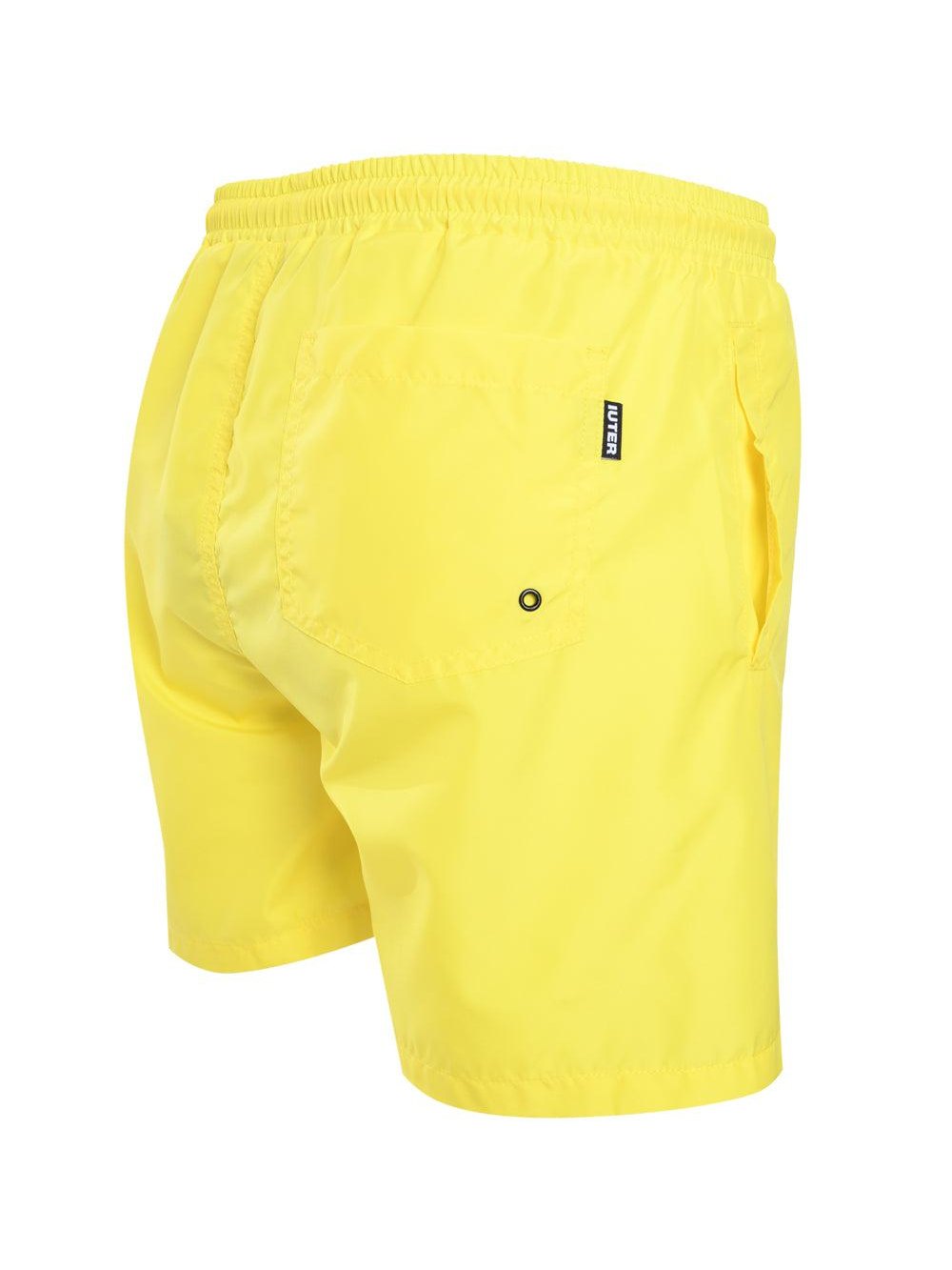 Grid swim trunks