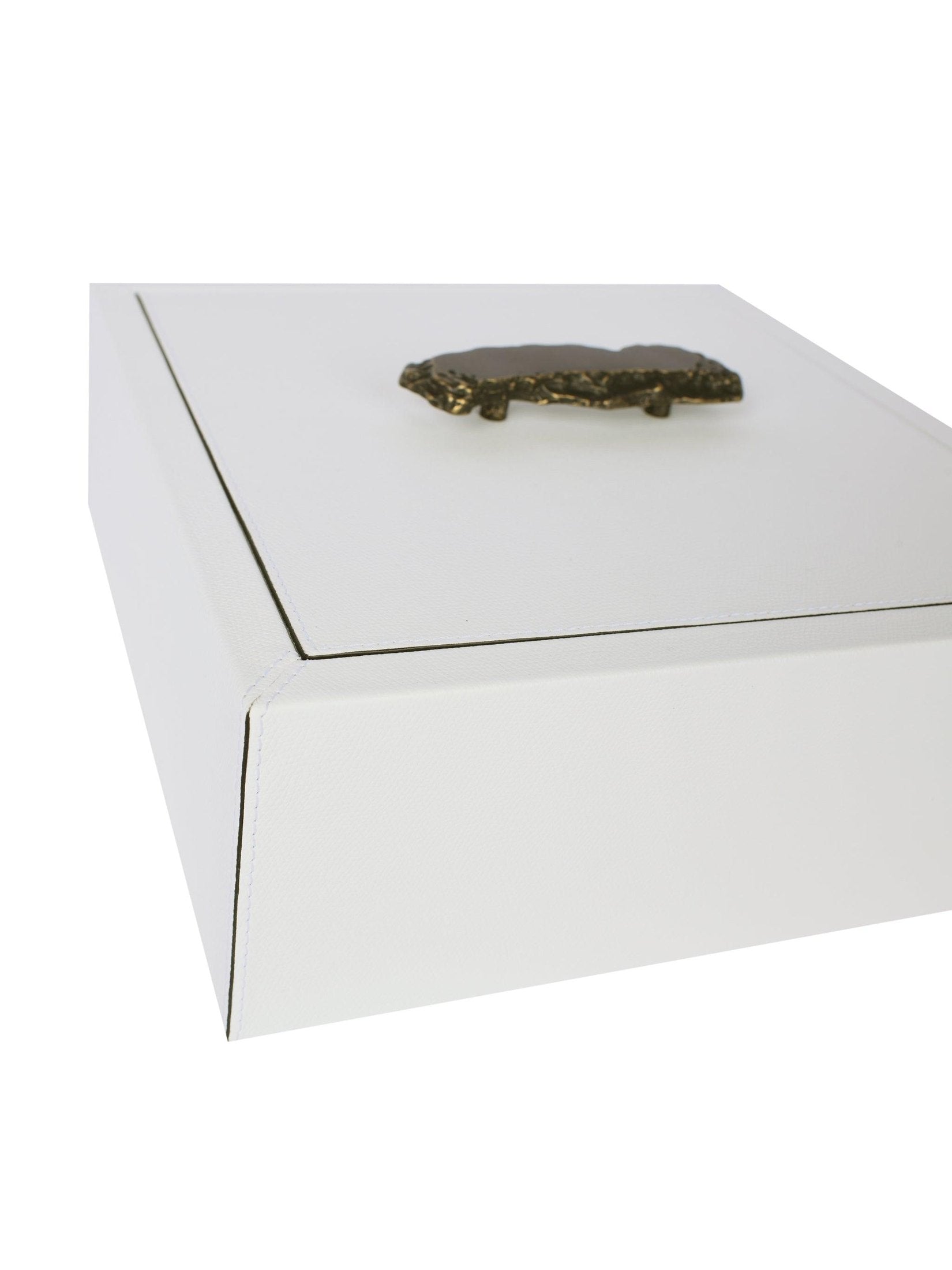 Ambra stackable trinket box square large