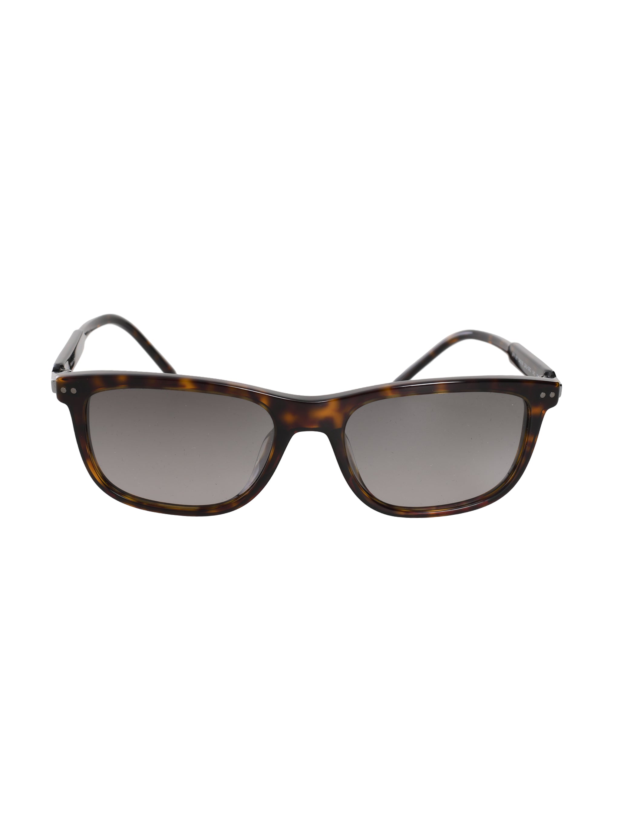 Prada Polarized Grey Smoke Square Sunglasses