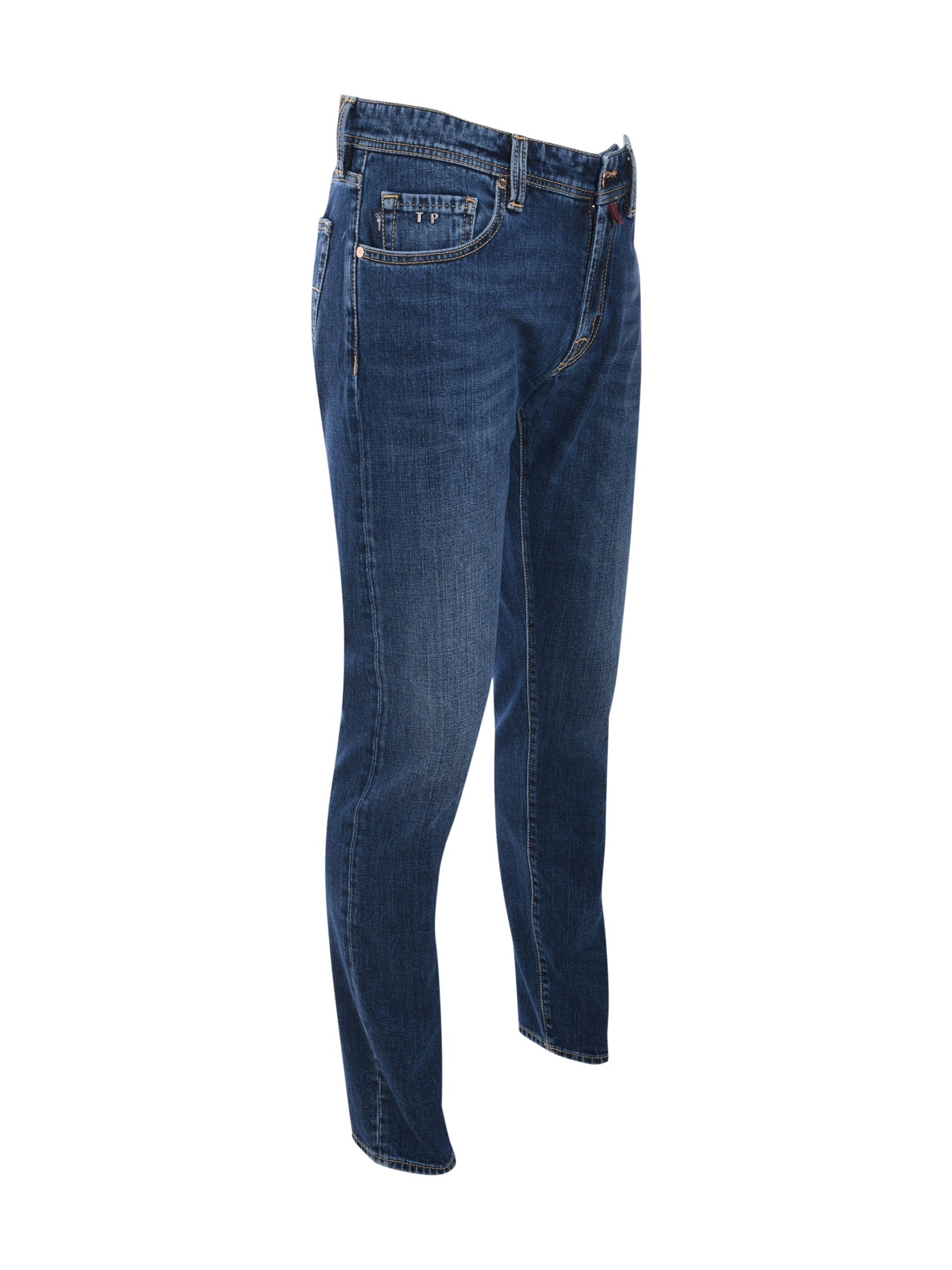 Michelangelo zip denim jeans