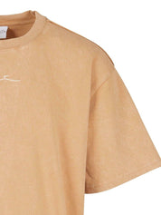 Small sign. distressed heavy jersey tee