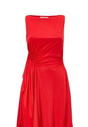 LANVIN CLOTHING,Dress Red stretch-design dress