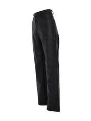 Textured straight pants