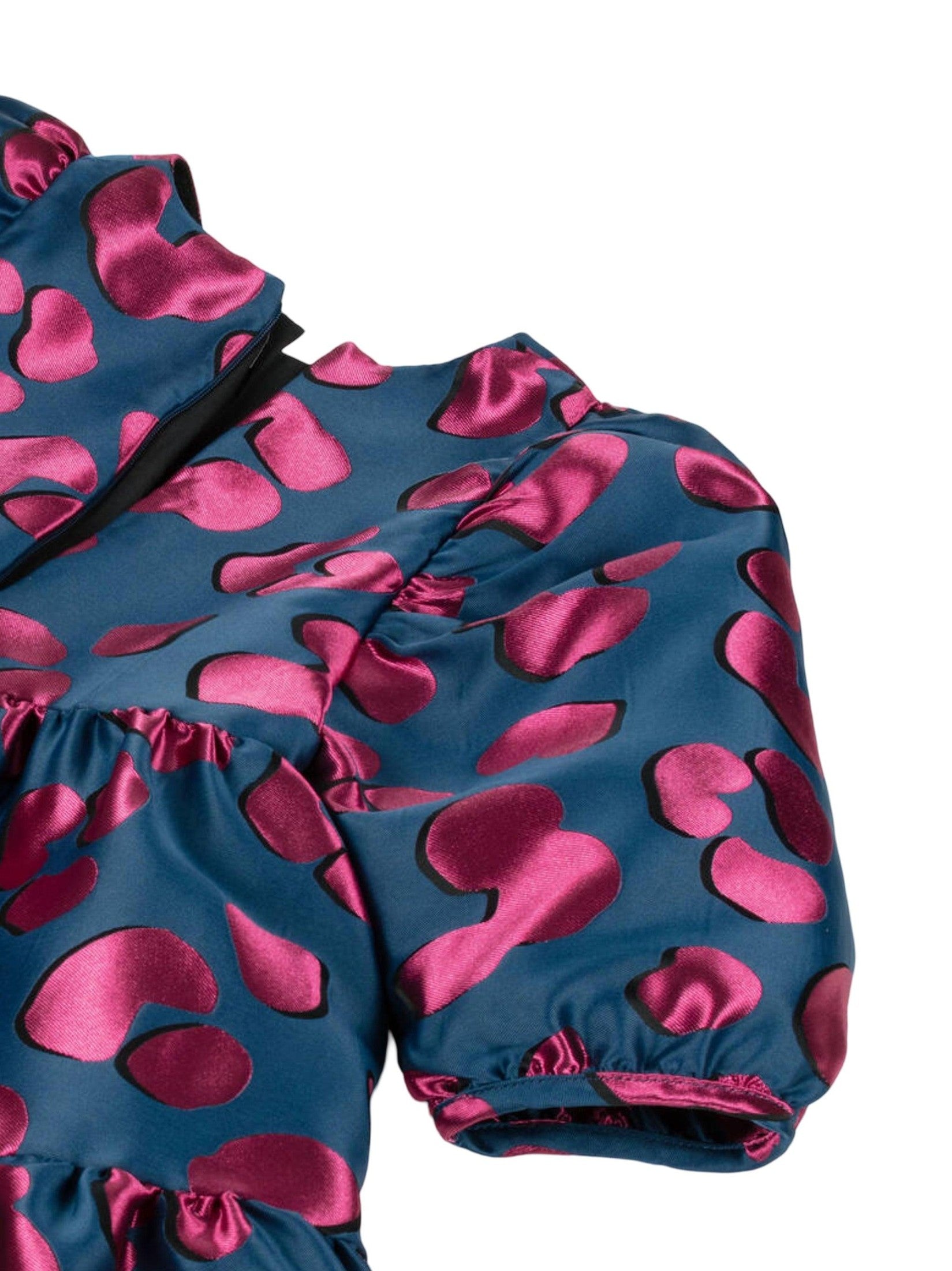 Kenzo kids printed satin dress