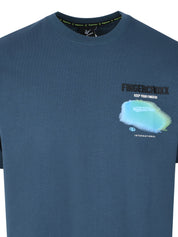 Men keep your fingerx t-shirt in dark blue