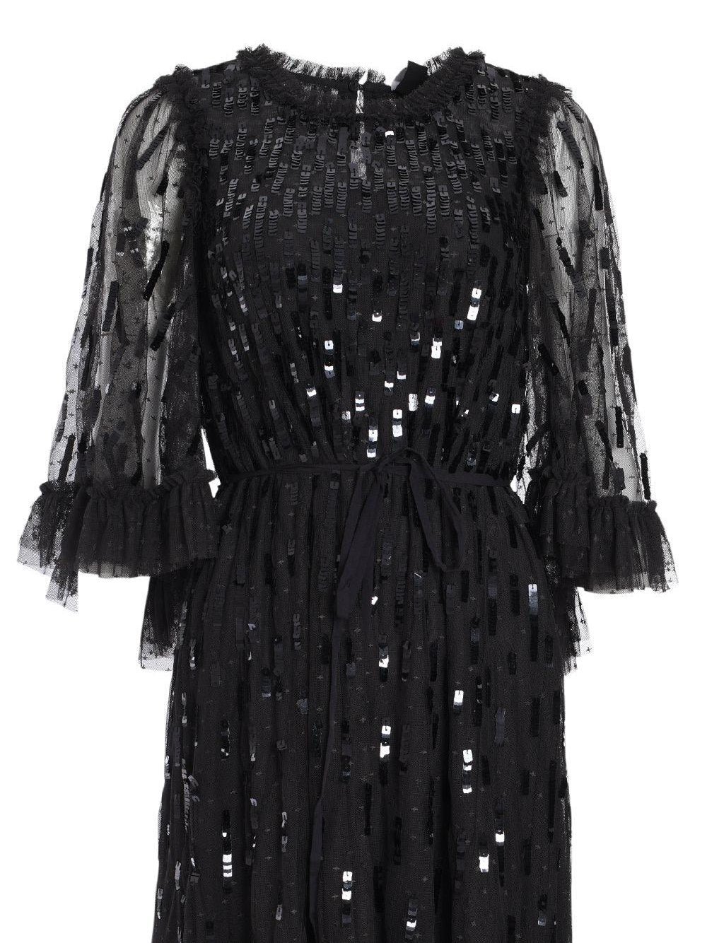 Sequin dash ballerina dress