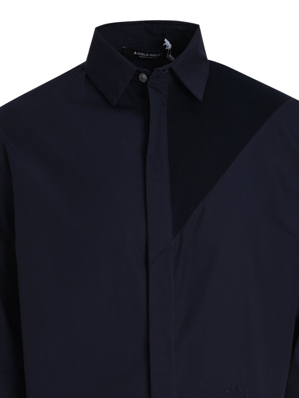 Woven contrast panel shirt