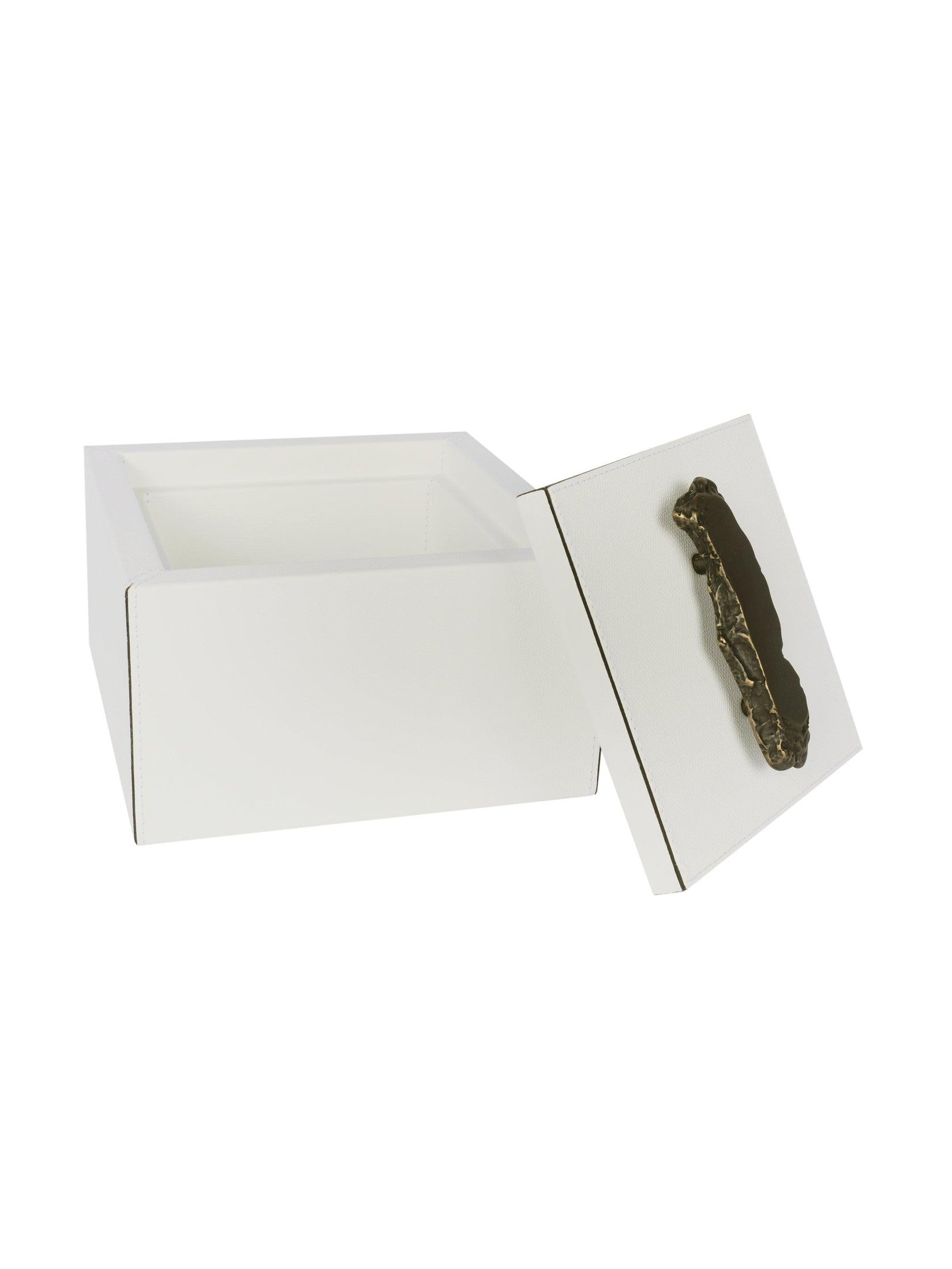 Ambra stackable trinket box square small