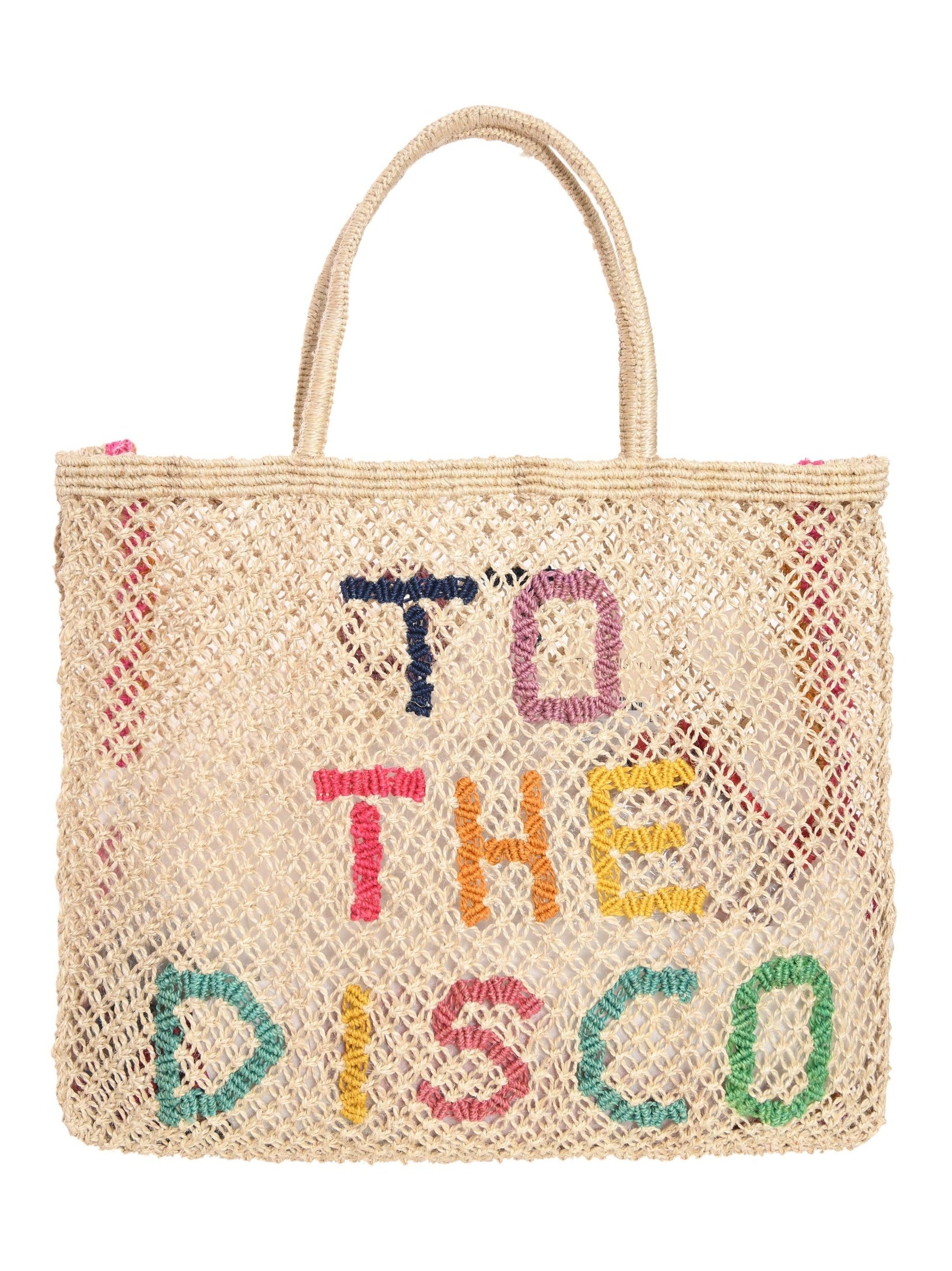 To the disco jute bag
