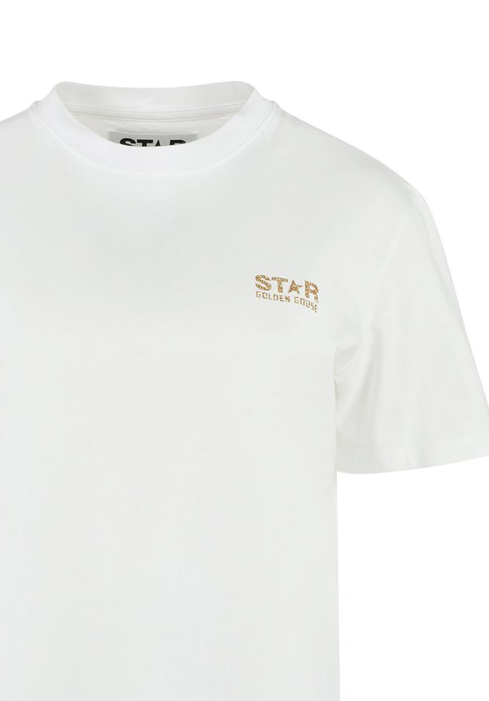 STAR W'S REGULAR T-SHIRT /LOGO/ BIG STAR BACK/ GLITTER