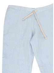 Linen drawstring trousers