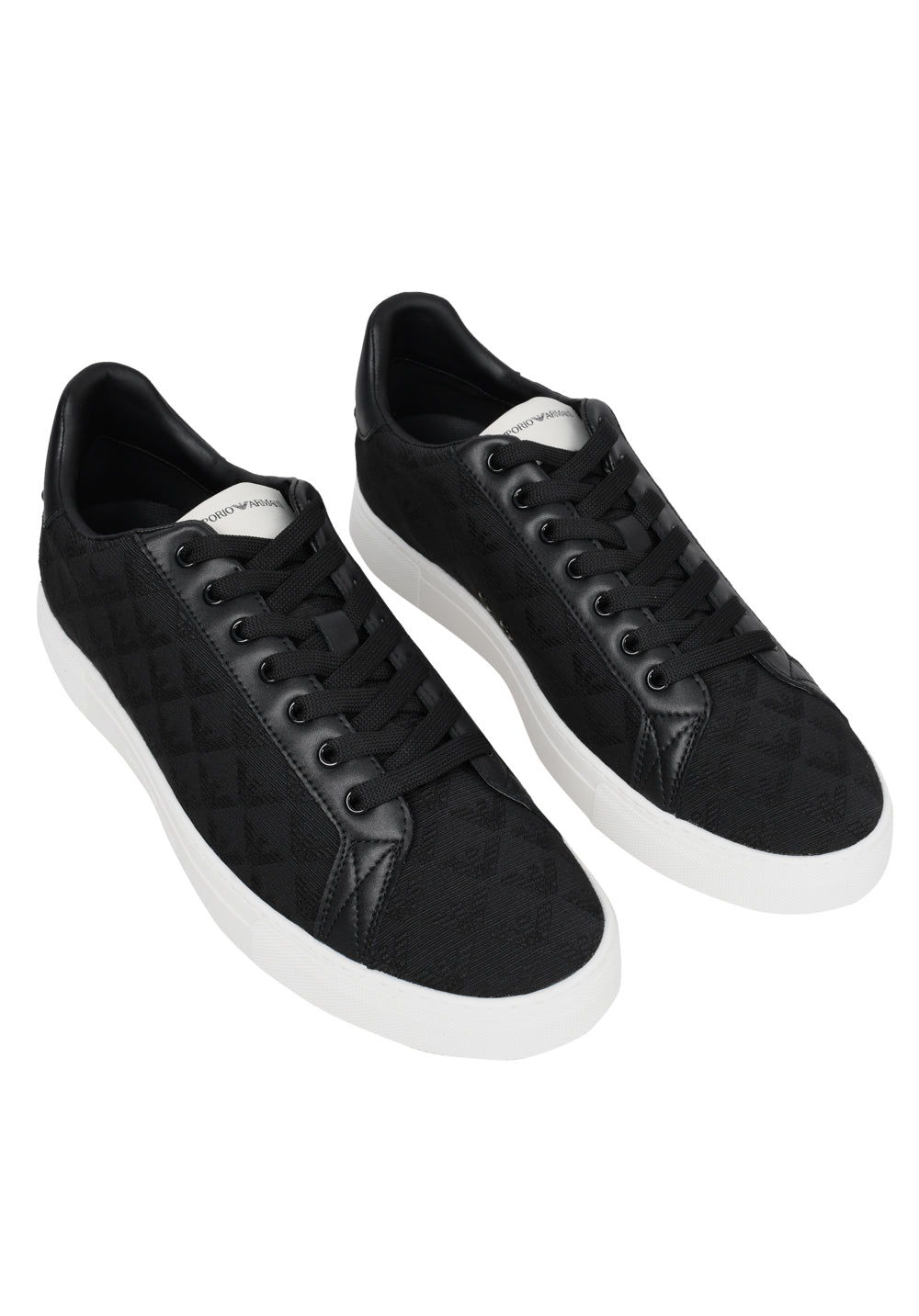 Emporio Armani quilted low-top sneakers