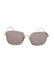 Prada Light Purple Brown Rectangular Sunglasses