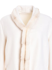 FRONT ALL OVER WHITE MINK FUR