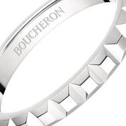Clou de paris platinum wedding band