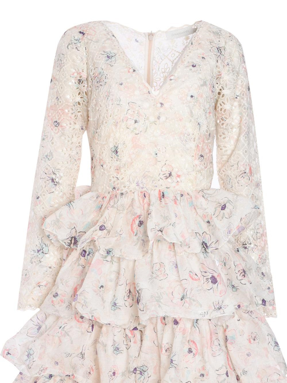 Halliday tiered ruffle gown