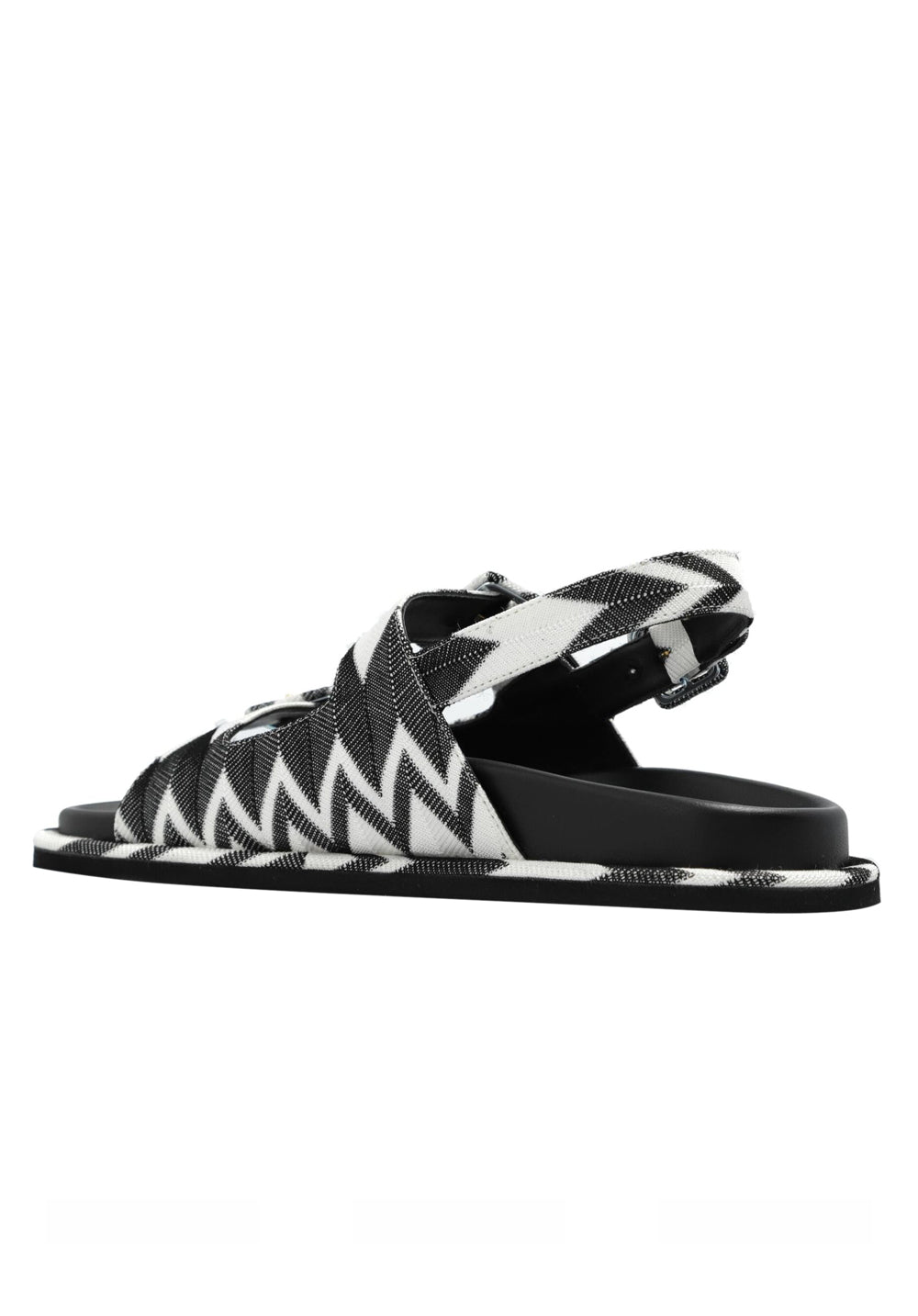 MIA SANDAL WAVE BLACK - WHITE / 0 360W-400M