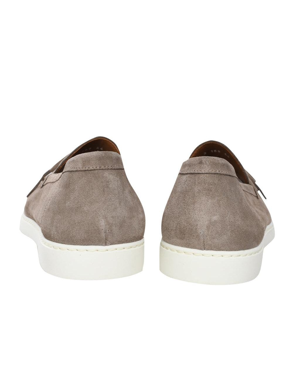 Doucal's penny-slot suede loafers