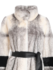 FULL MINK FUR WITH CHINCHILLA