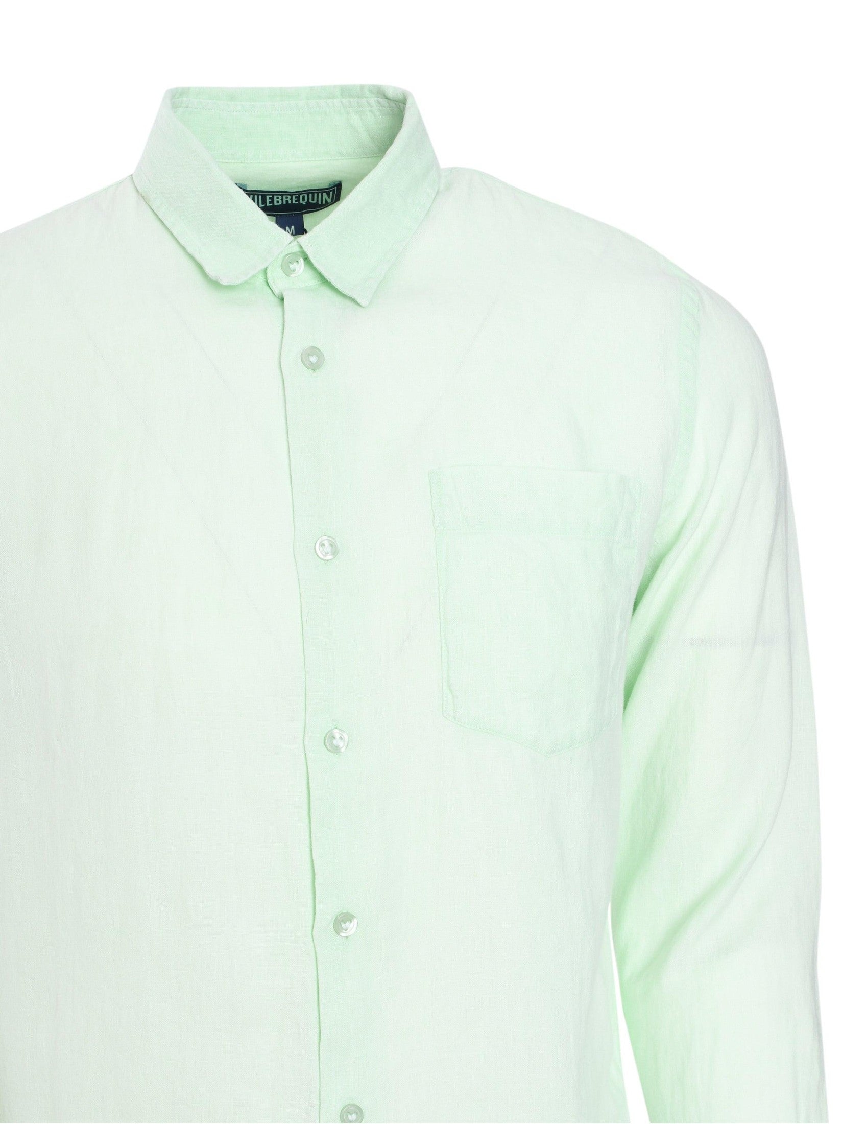 Cotton voile lightweight shirt solid