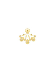 Serpent bohème solarité single stud earring, 4 motifs