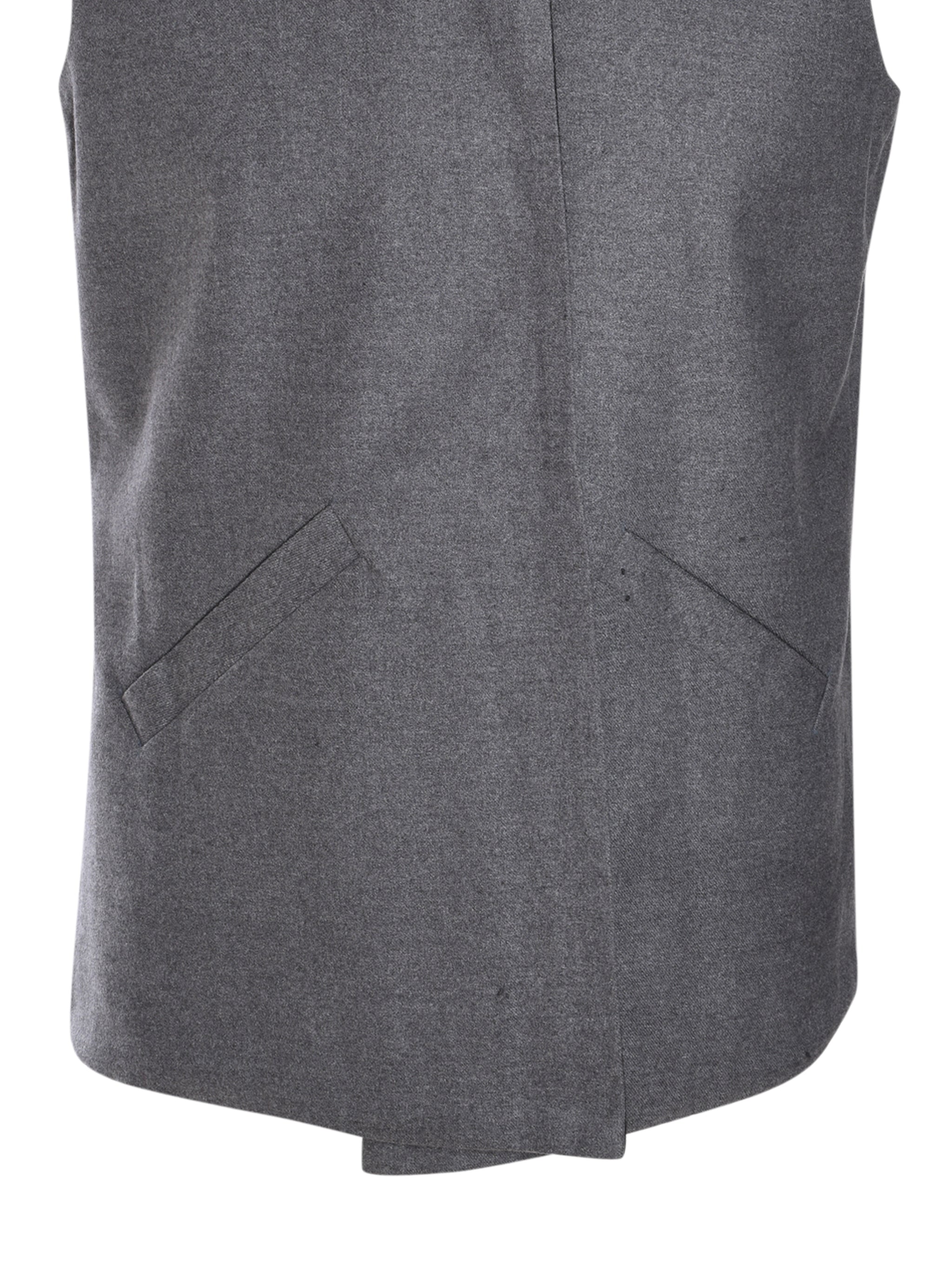 GRAY VEST SUEDE