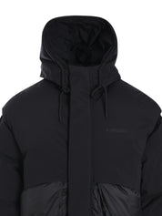 LAYERED HOODED PUFFER