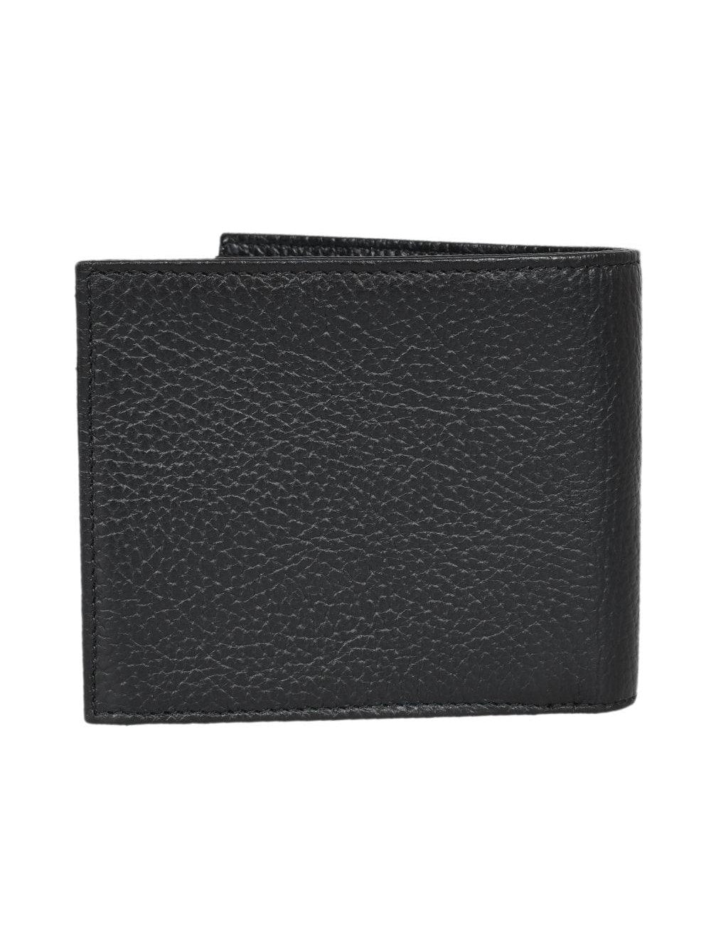 Emporio armani men's tumbled leather wallet