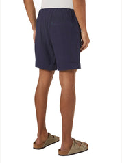 Linen drawstring shorts