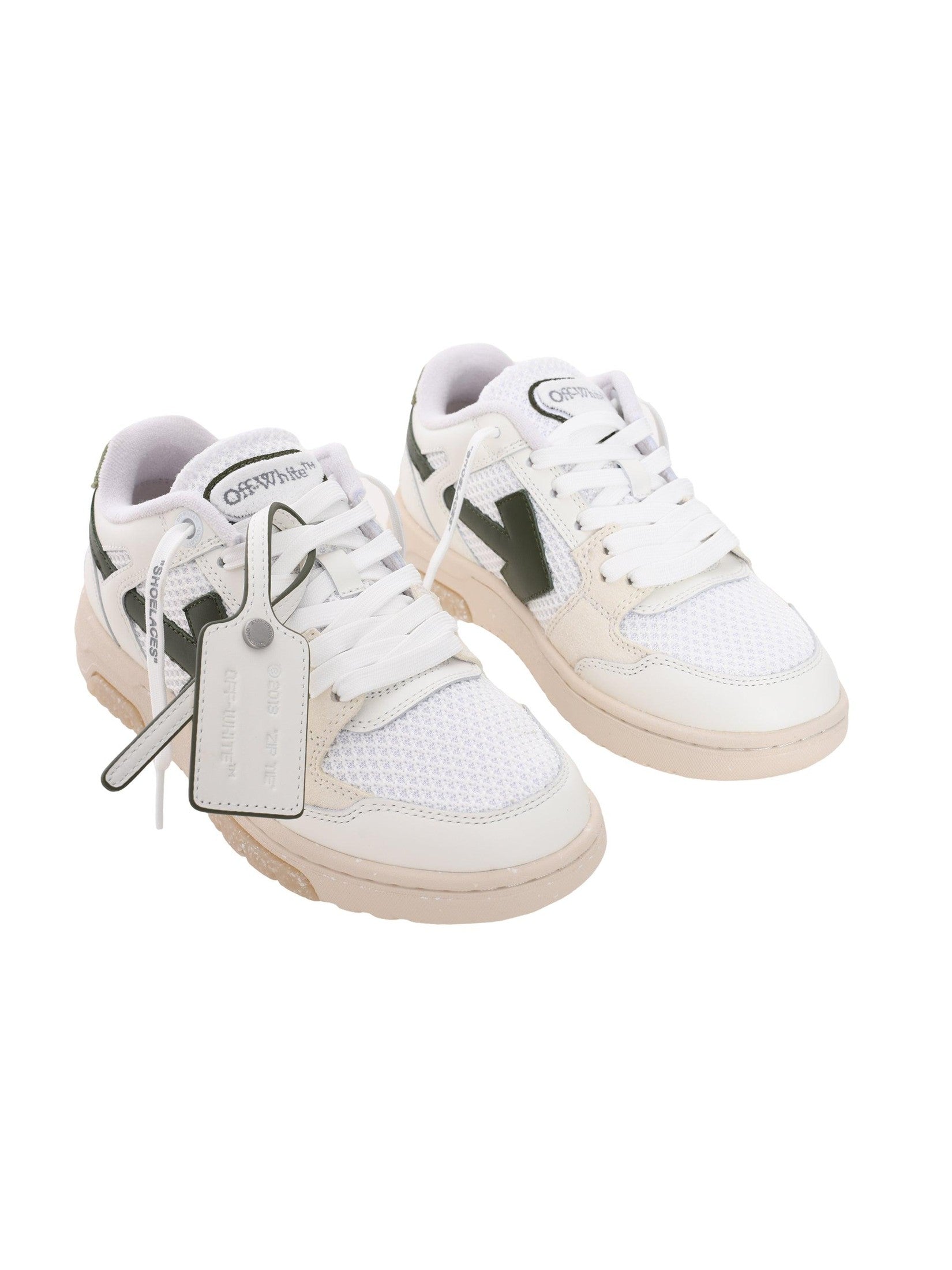 Slim out of office white - military gree