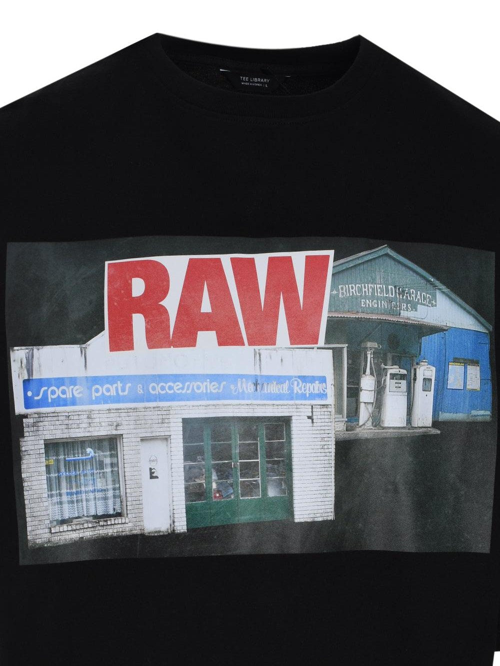 Box fit tee raw