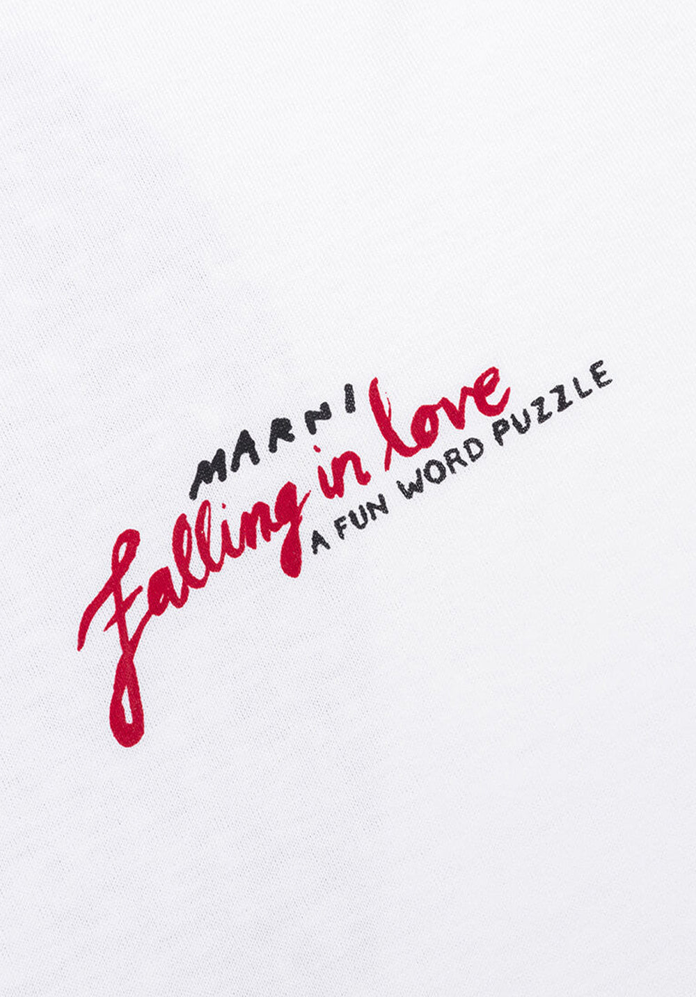 MARNI T-shirt Marni "Falling in love" in cotton