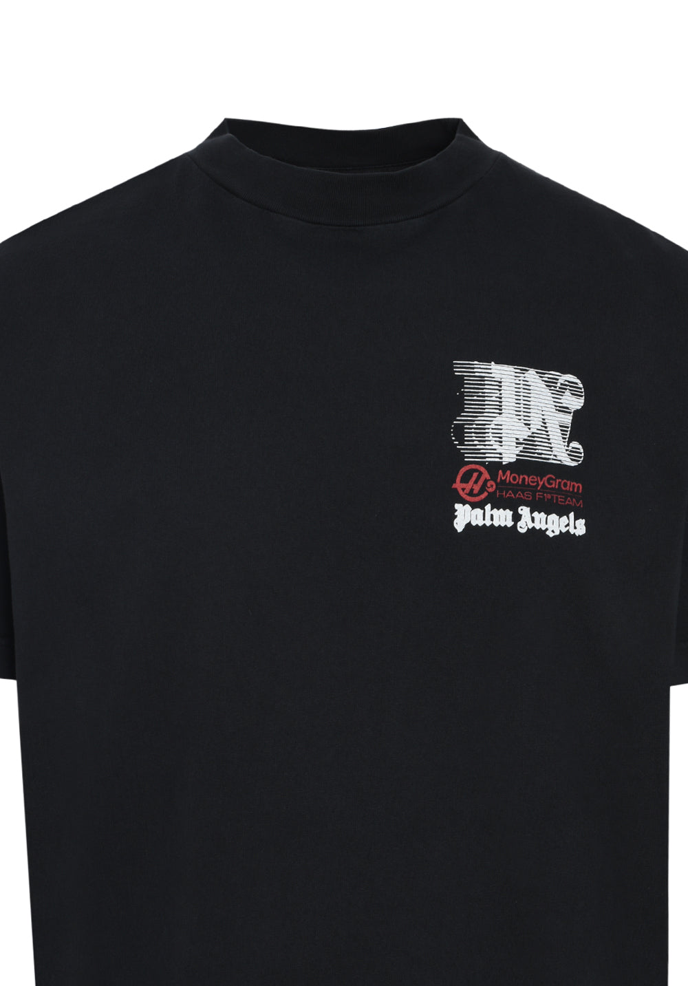 Palm Angels x Haas racing-print cotton T-shirt تيشيرت 