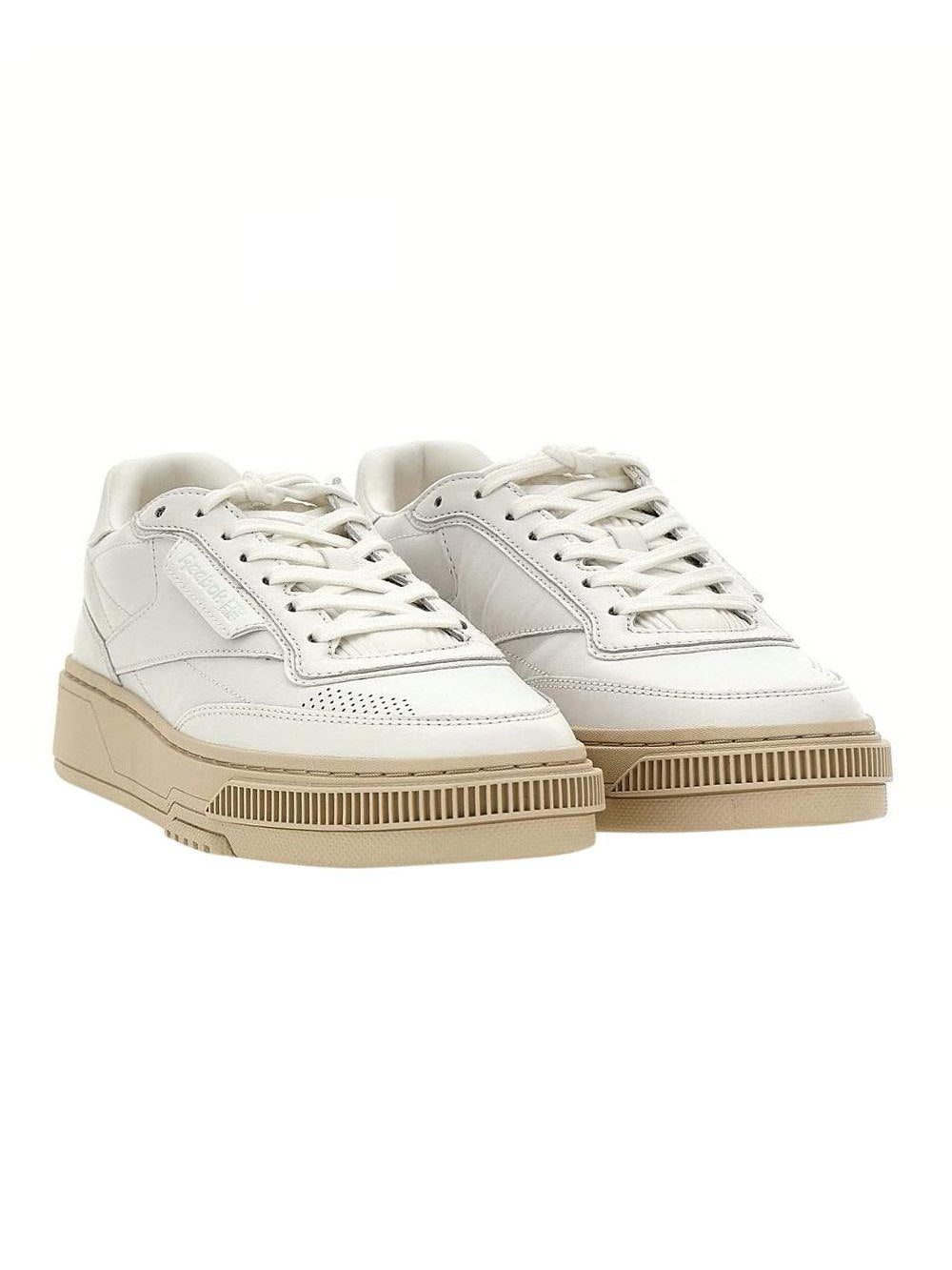 Club c ltd white lthr