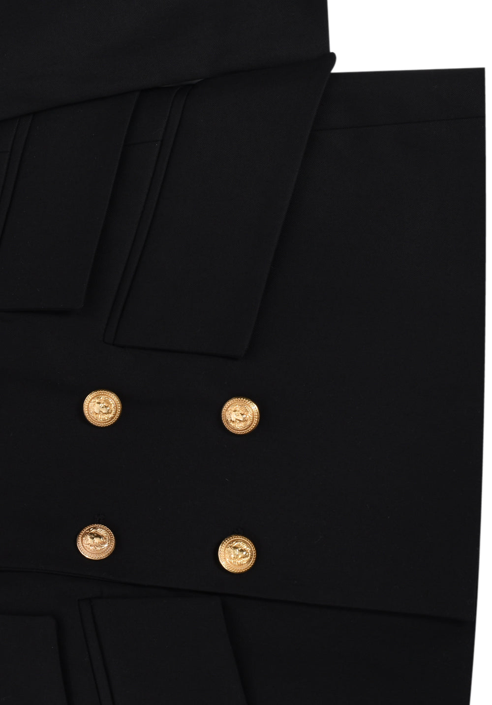 BALMAIN KIDS BLAZER NERO BAMBINA