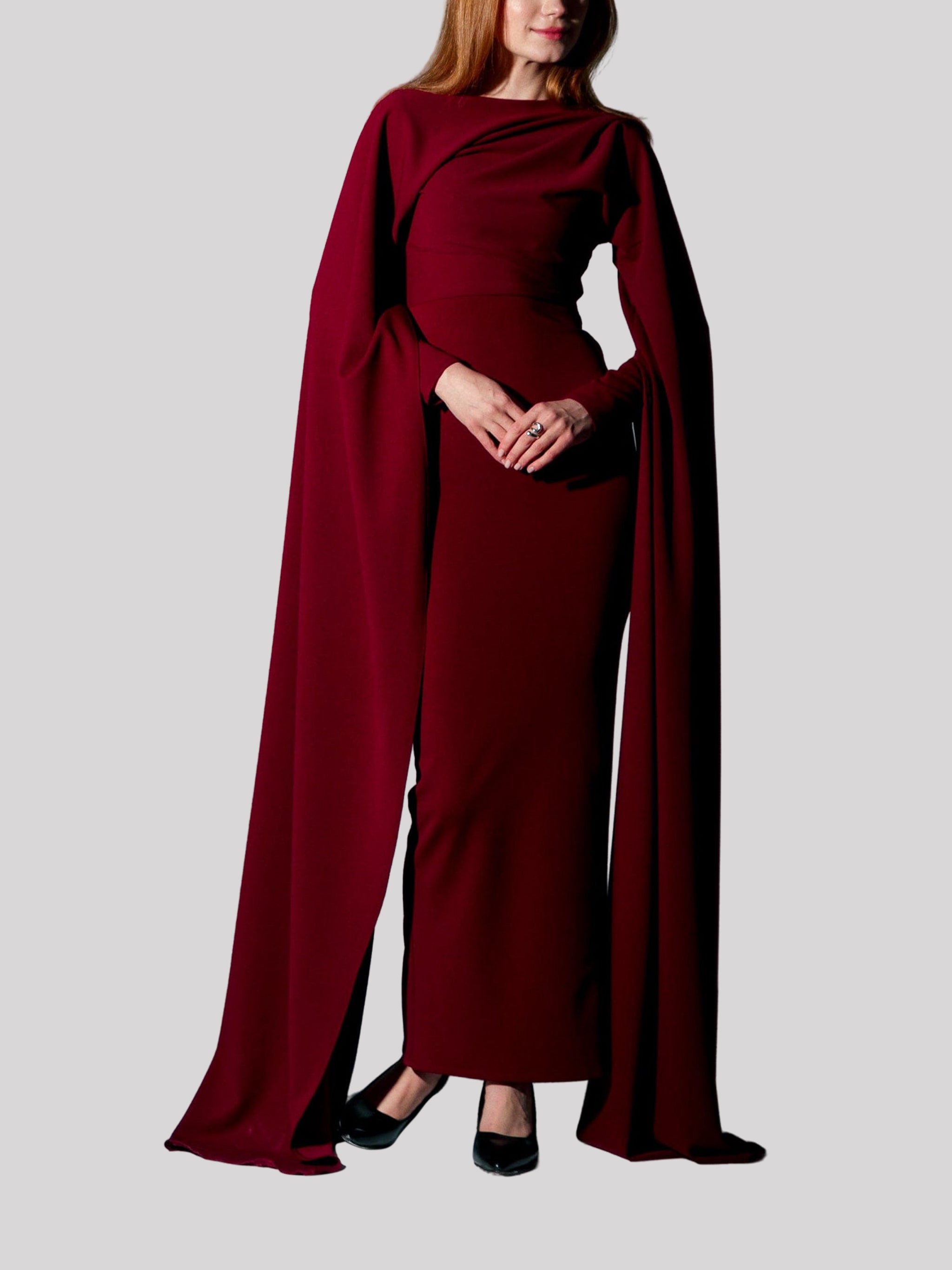 ELIANA CAPE DRESS