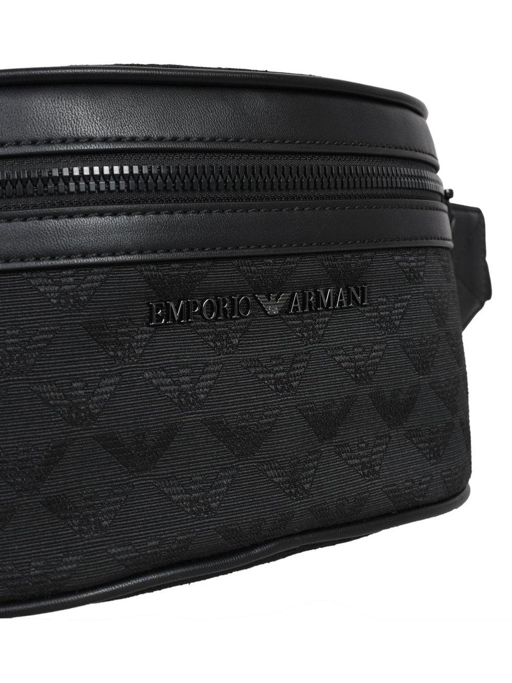 Emporio armani ?elt bag with jacquard monogram